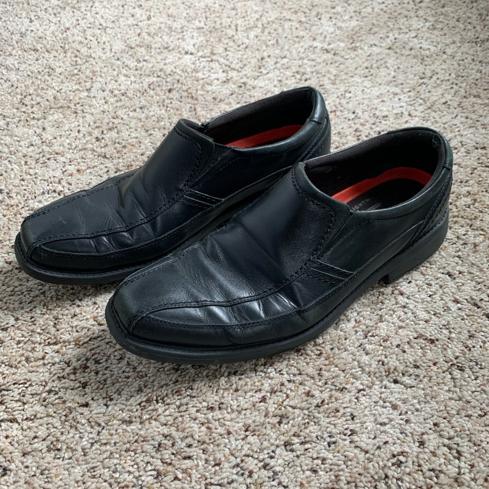 Rockport-Lightweight, black leather Men’s 11.5